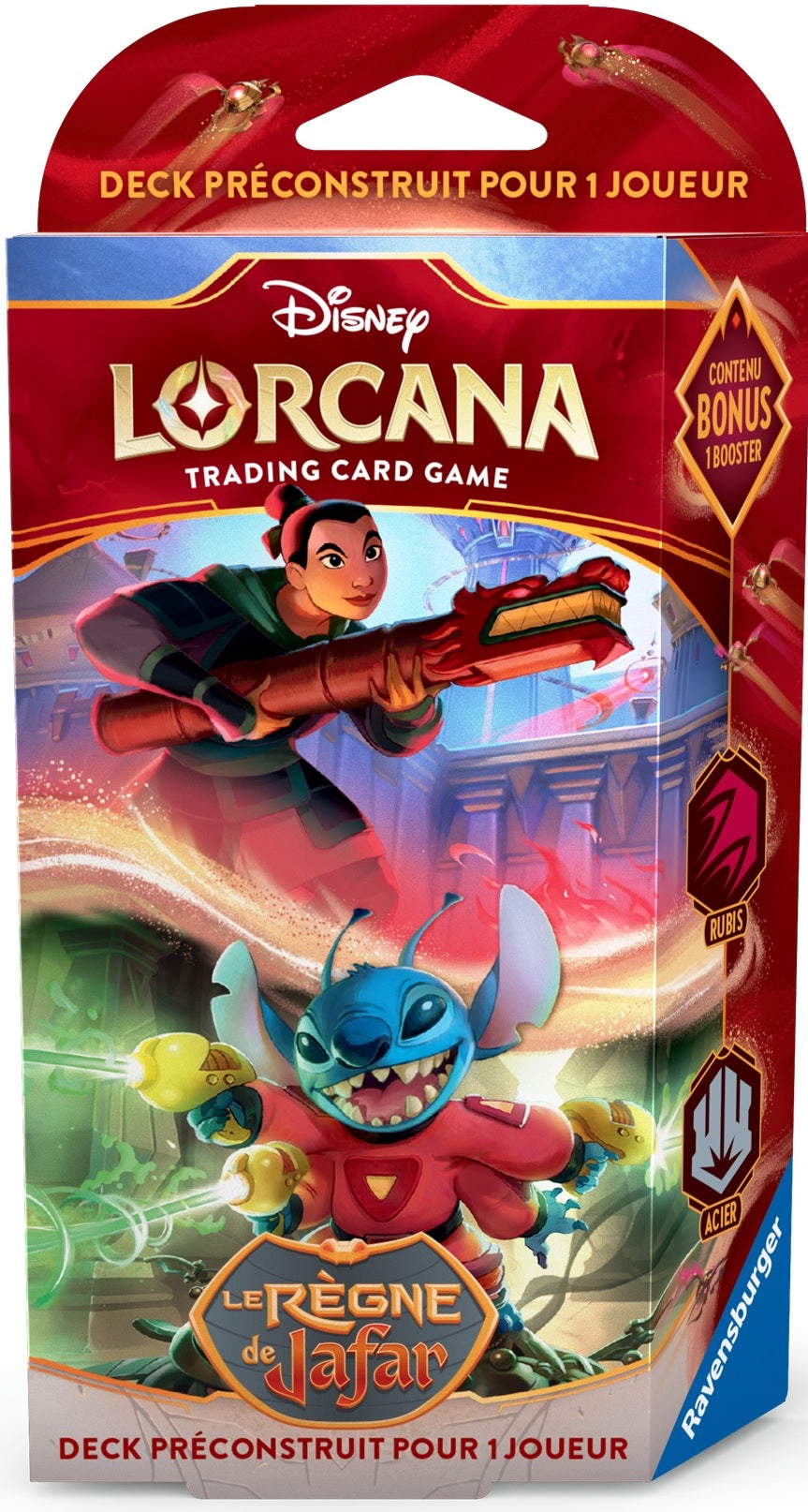 Disney Lorcana Reign Of Jafar Starter Deck - Ruby Steel