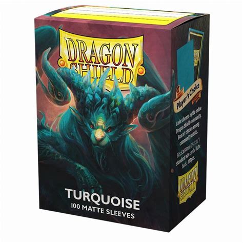 Dragon Shield - Turquoise - Matte