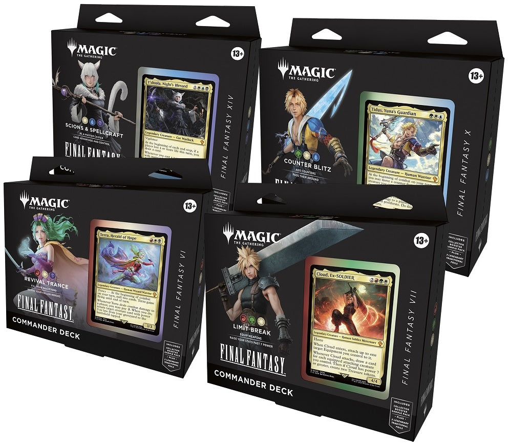 Final Fantasy Commander Deck Display
