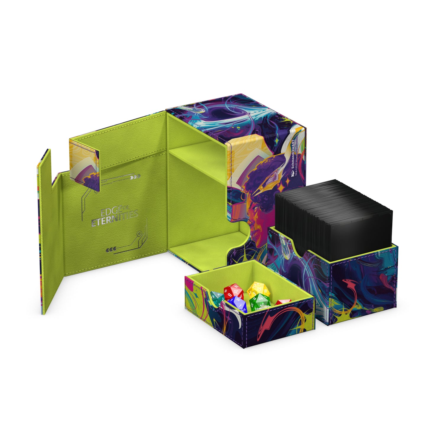 Ultimate Guard - Flip'n'Tray 133+ Xenoskin - Magic The Gathering - Edge Of Eternities - Haliya And Tezzeret