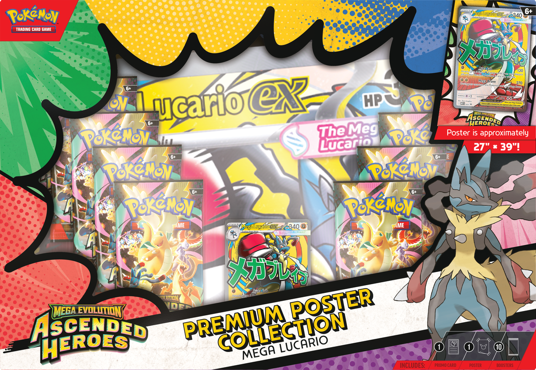 Mega Evolution Ascended Heroes Premium Poster Collection