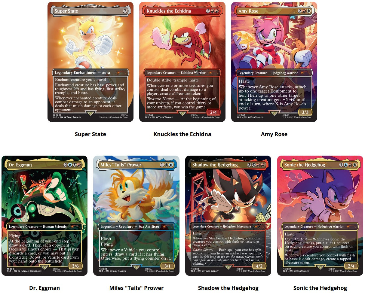 Secret Lair: Drop Series - Secret Lair x Sonic the Hedgehog (Friends & Foes - Non-Foil)