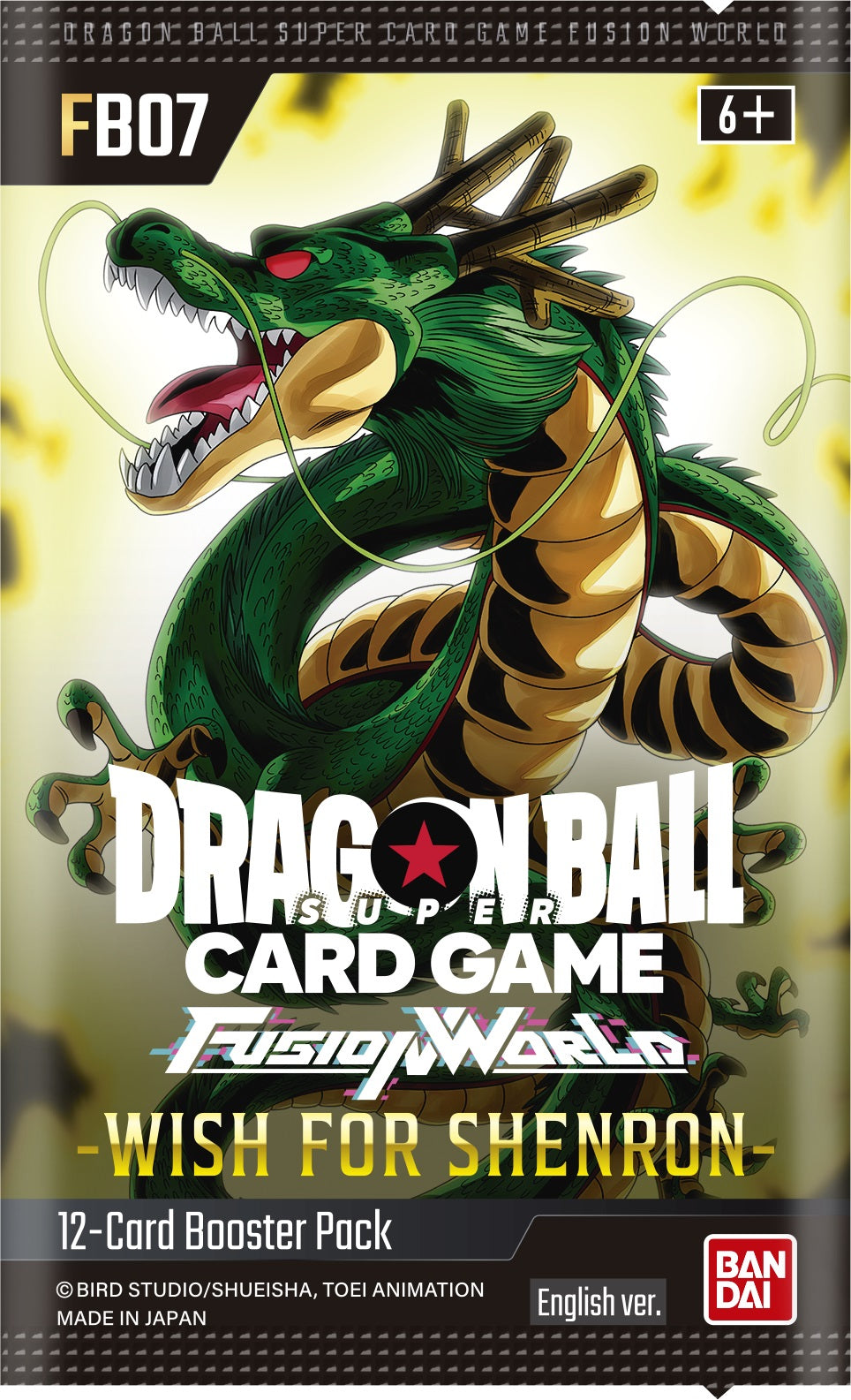 Dragonball Super Fusion World - Wish For Shenron Booster Pack