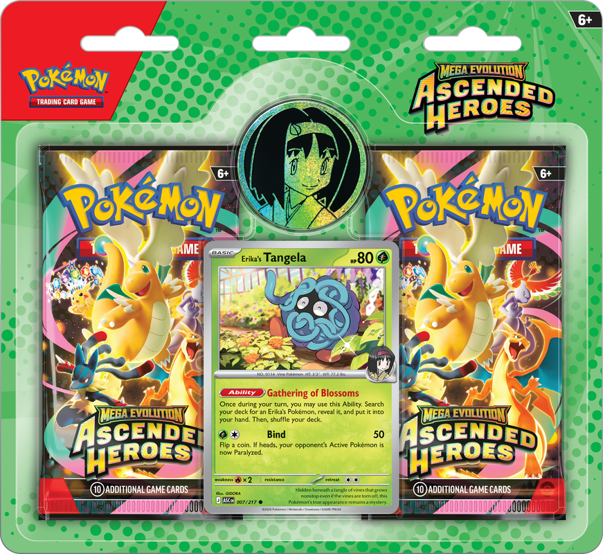 Mega Evolution Ascended Heroes 2-Pack Blister Collection