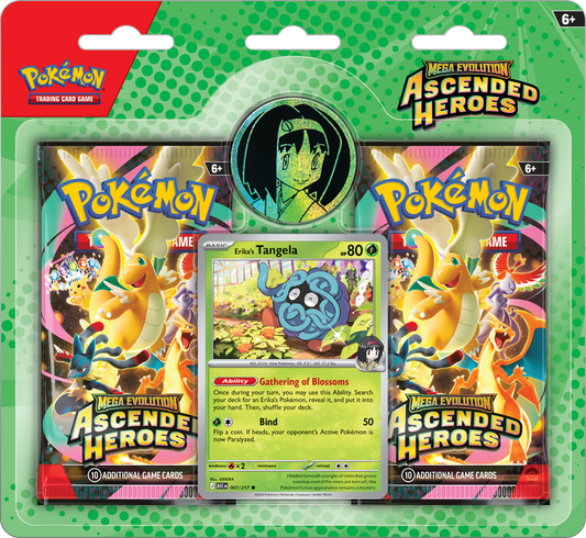 Mega Evolution Ascended Heroes 2-Pack Blister Collection