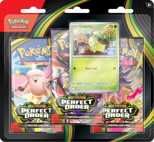 Mega Evolution - Perfect Order 3-Pack Blister