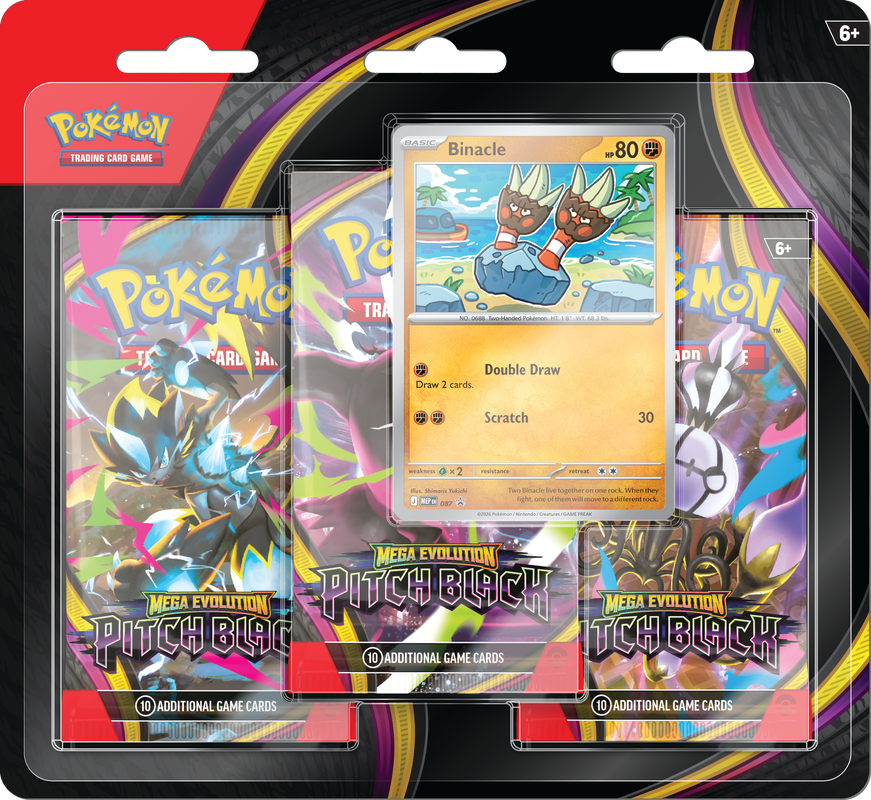 Mega Evolution - Pitch Black 3-Pack Blister