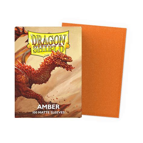 Dragon Shield - Amber - Matte