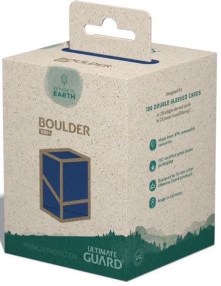 Boulder Deck Box - Blue - 100+
