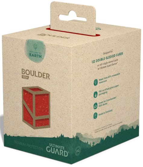 Boulder Deck Box - Red - 100+