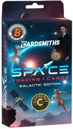Cardsmiths Space Galactic Edition Trading Cards Collector Box