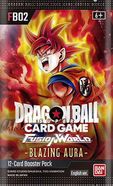 Dragonball Super Fusion World - Blazing Aura Booster Pack