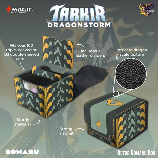 GATHERERS TAVERN MTG TARKIR DRAGONSTORM DOMARU BOX - BETOR