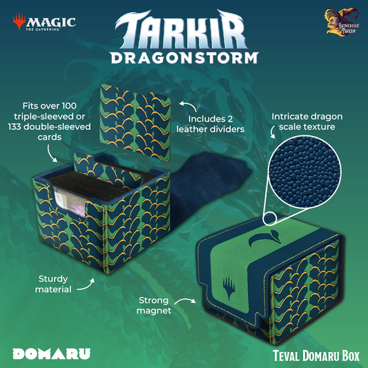 GATHERERS TAVERN MTG TARKIR DRAGONSTORM DOMARU BOX - TEVAL