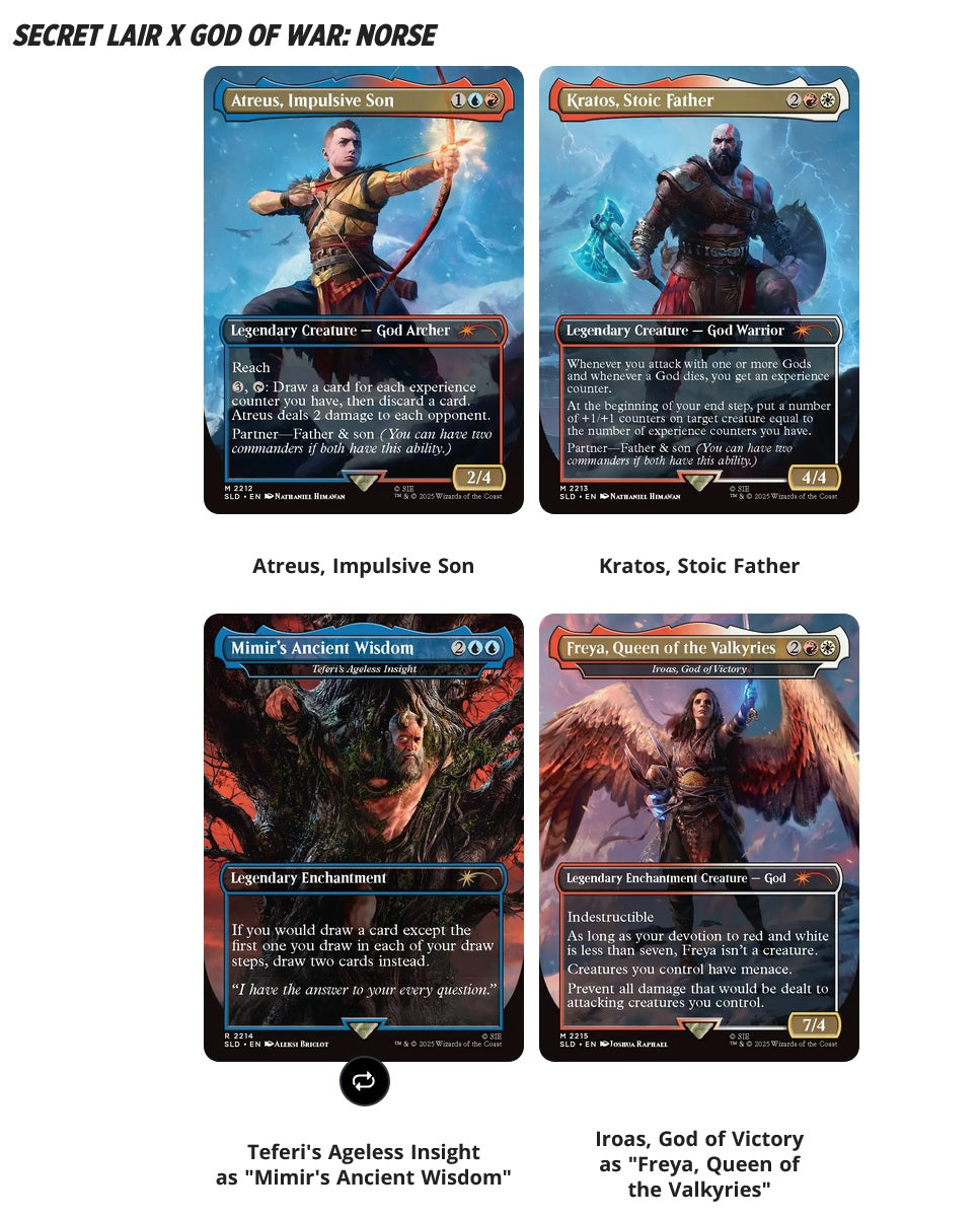 Secret Lair - God Of War - Redemption - None Foil