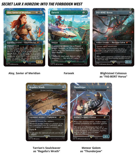 Secret Lair - Horizon Zero Dawn - Huntress And The Machines - None Foil