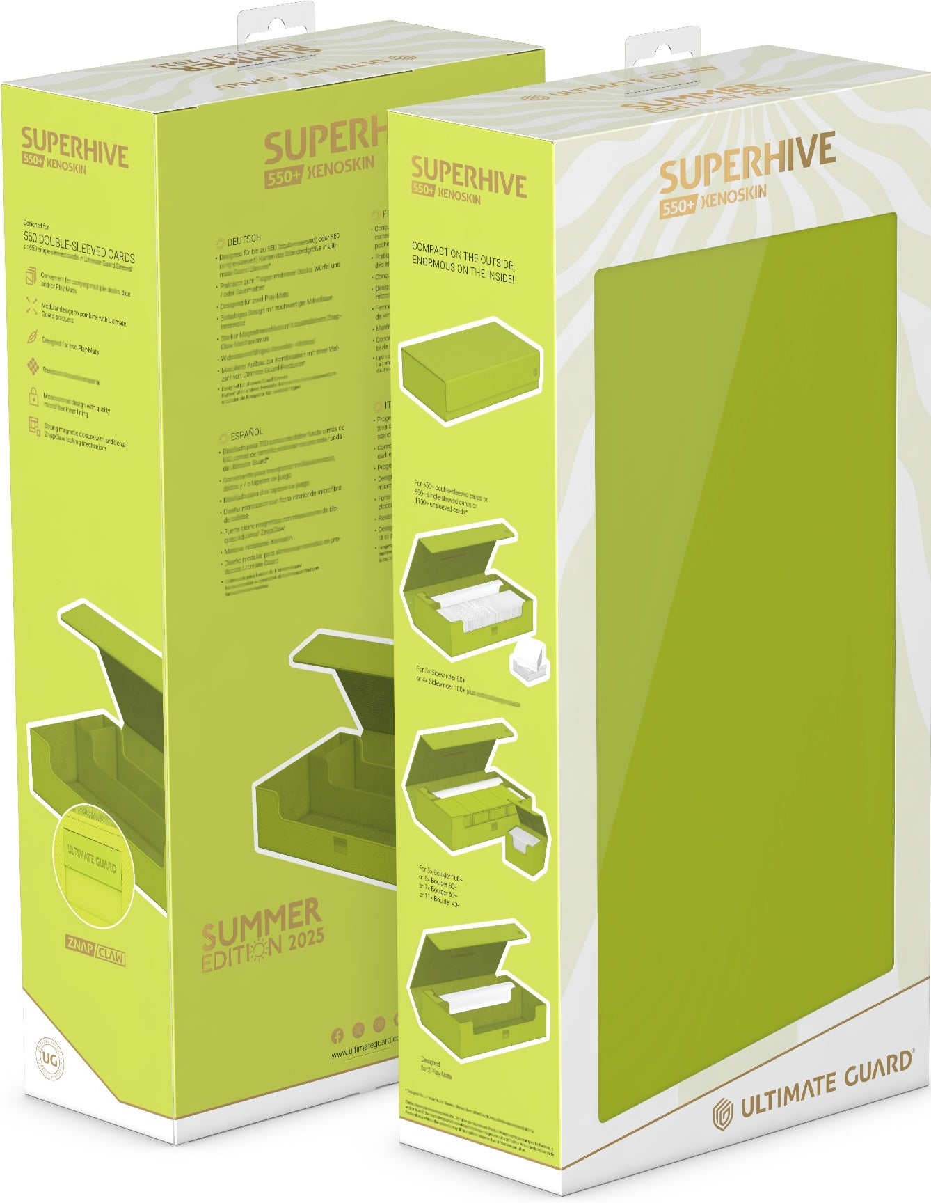 Ultimate Guard - Superhive 550+ Xenoskin - Lime - Summer Edition 2025