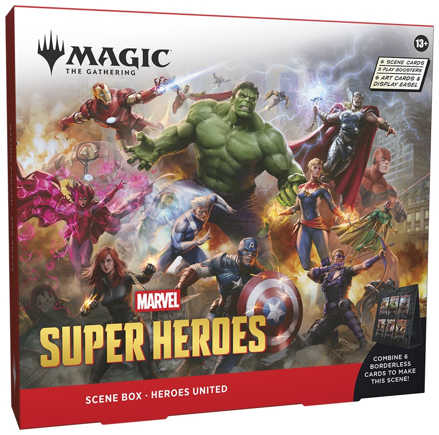 Magic: The Gathering® | Marvel Super Heroes Scene Box - Heroes United