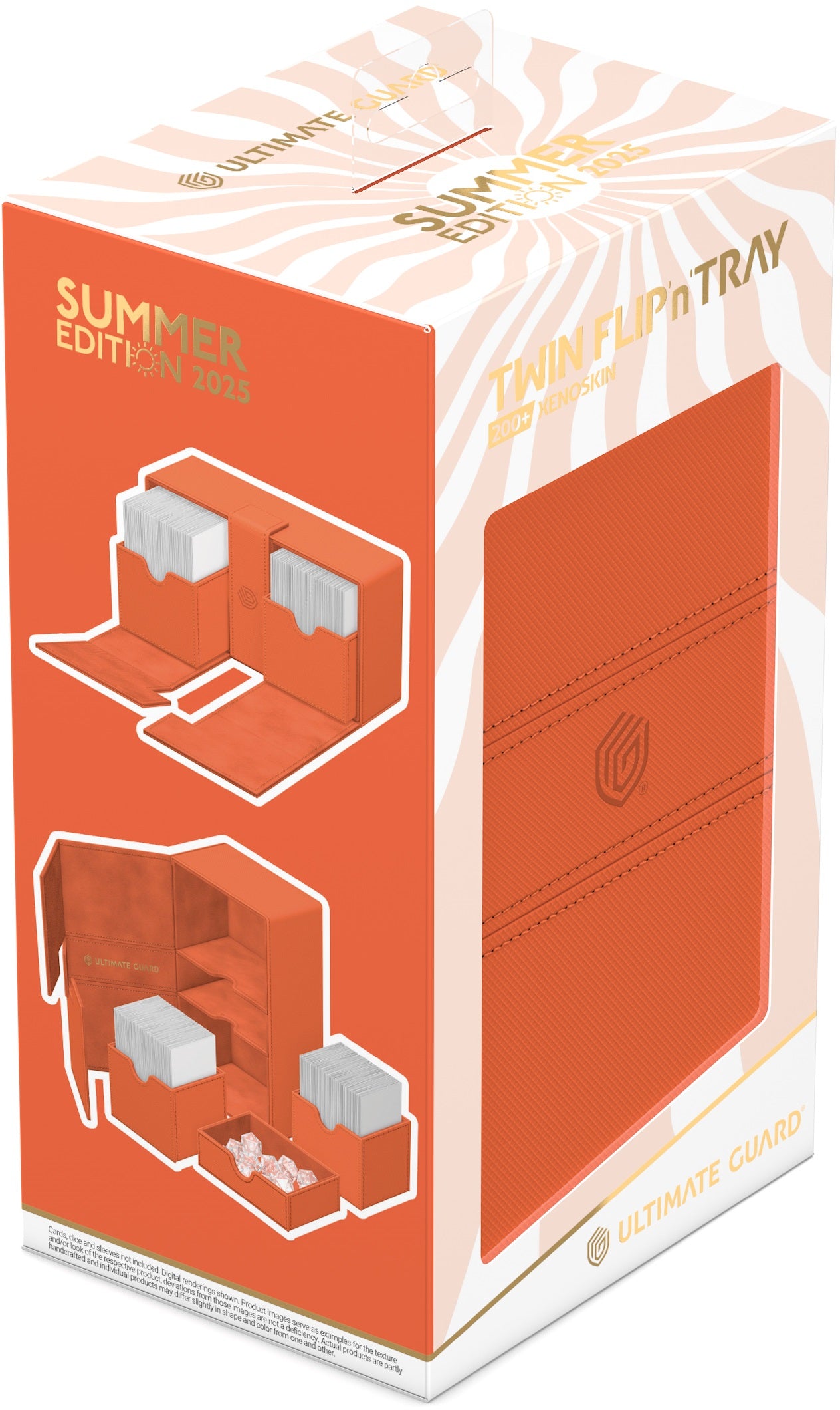 Ultimate Guard - Twin Flip'n'Tray 200+ Xenoskin - Peach - Summer Edition 2025