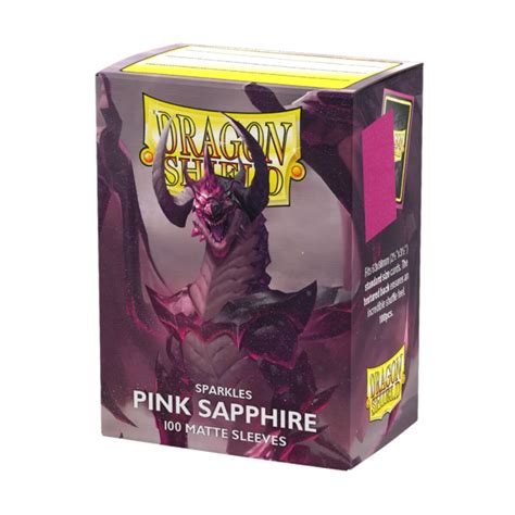 Dragon Shield - Pink Sapphire - Matte