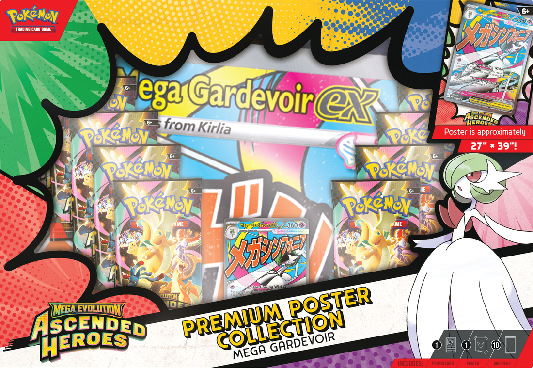 Mega Evolution Ascended Heroes Premium Poster Collection