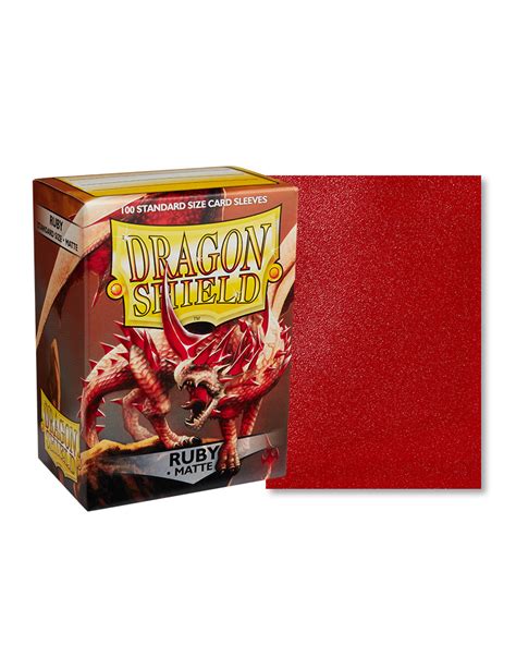 Dragon Shield - Ruby - Matte