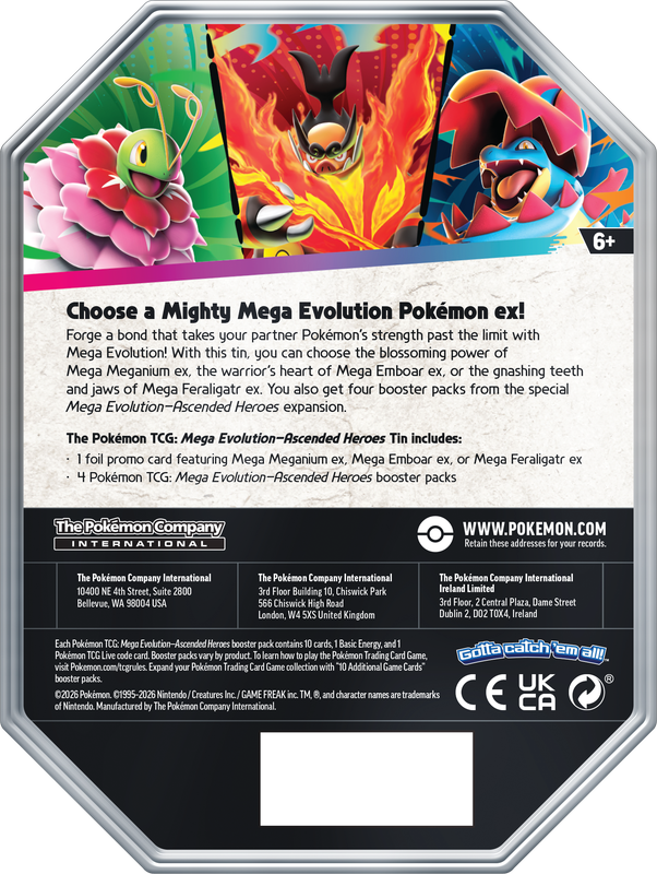 Mega Evolution Ascended Heroes Tin