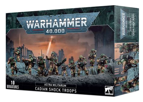 Warhammer 40K Astra Militarum - Cadian Shock Troops
