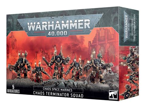 Warhammer 40K Chaos Space Marines - Chaos Terminator Squad