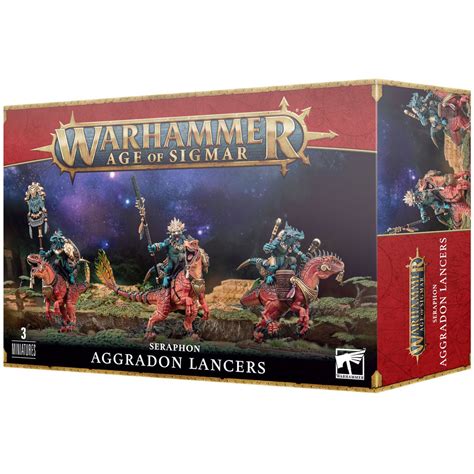 Warhammer Age Of Sigmar - Seraphon - Aggradon Lancers