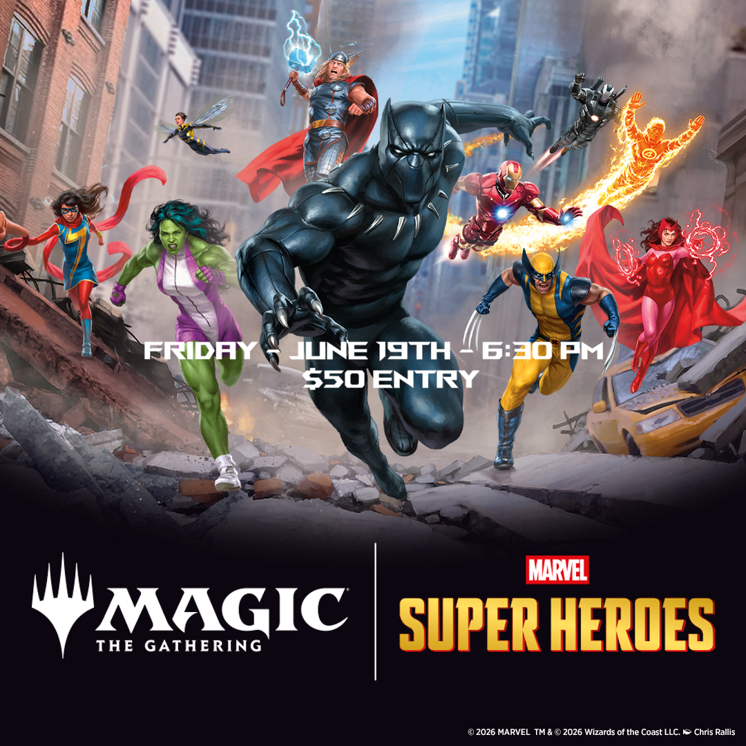 Marvel Super Heroes Prerelease Event - Friday June 19th 6:30PM